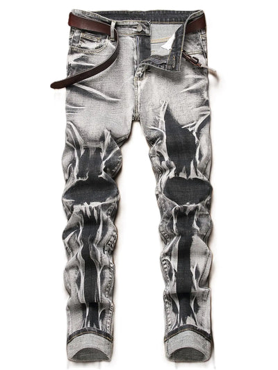 Men’s Skinny Stretch Jeans Slim Fit