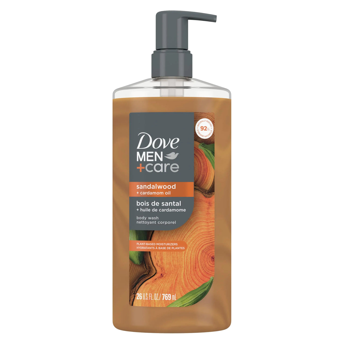 DOVE MEN + CARE Body Wash Sandalwood + Cardamom Oil