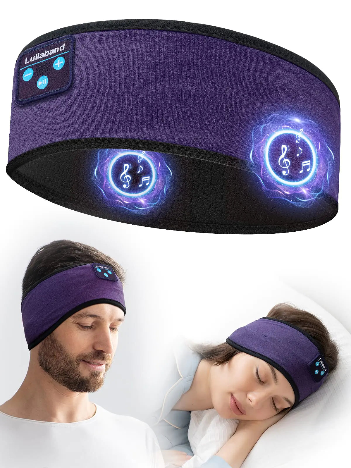 Lullaband Bluetooth Headband Headphones To Sleep