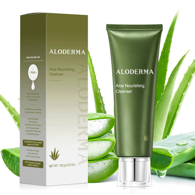 Aloderma Firming & Nourishing Facial Wash Made with Organic Aloe Vera